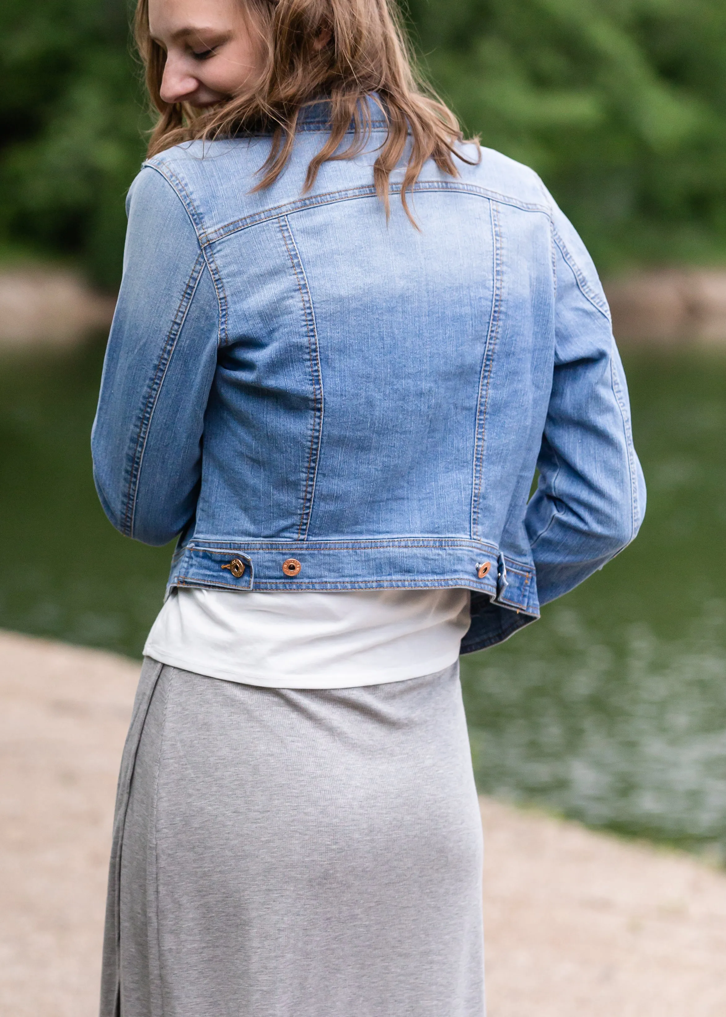 Lightweight Denim Jean Jacket