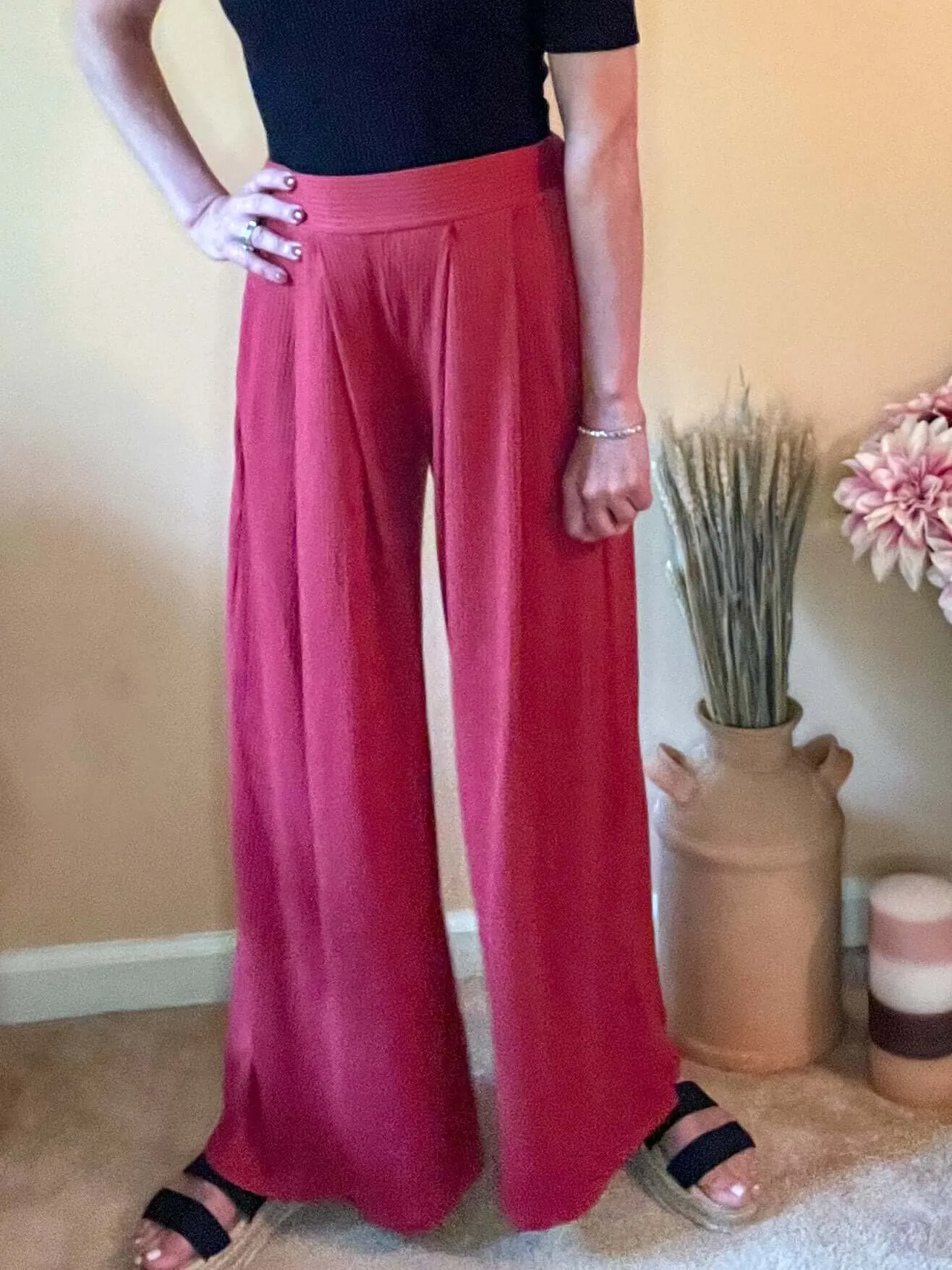 Lookin' Chic Wide Leg Pants