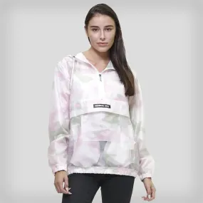 Members Only Women's Translucent Pullover Jacket with hood