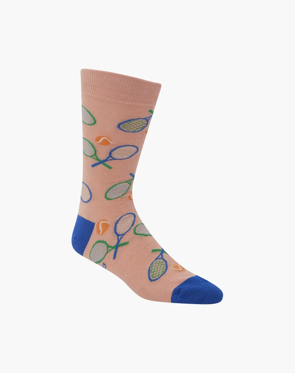 MENS ANYONE FOR TENNIS BAMBOO SOCK - APRICOT