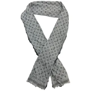 Men's Monogram Scarf Grey