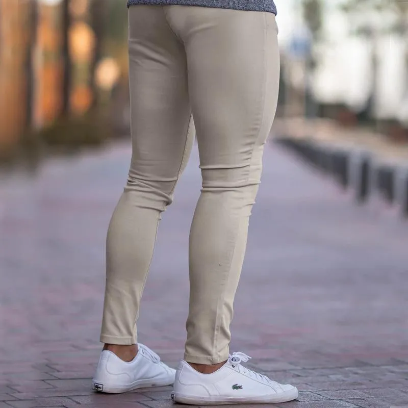 Men's Slim Fit Trousers Straight Casual Pants 29710339L