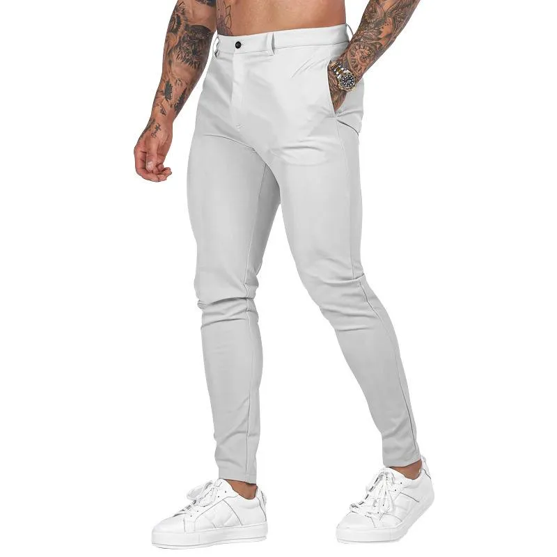 Men's Slim Fit Trousers Straight Casual Pants 29710339L