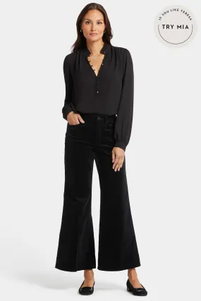 Mia Palazzo Ankle Pants - Black