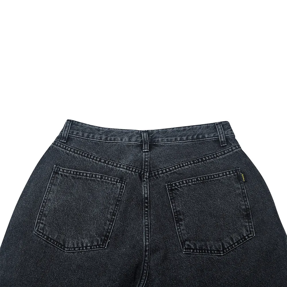 MID90 BAGGY DENIM PANTS BLACK