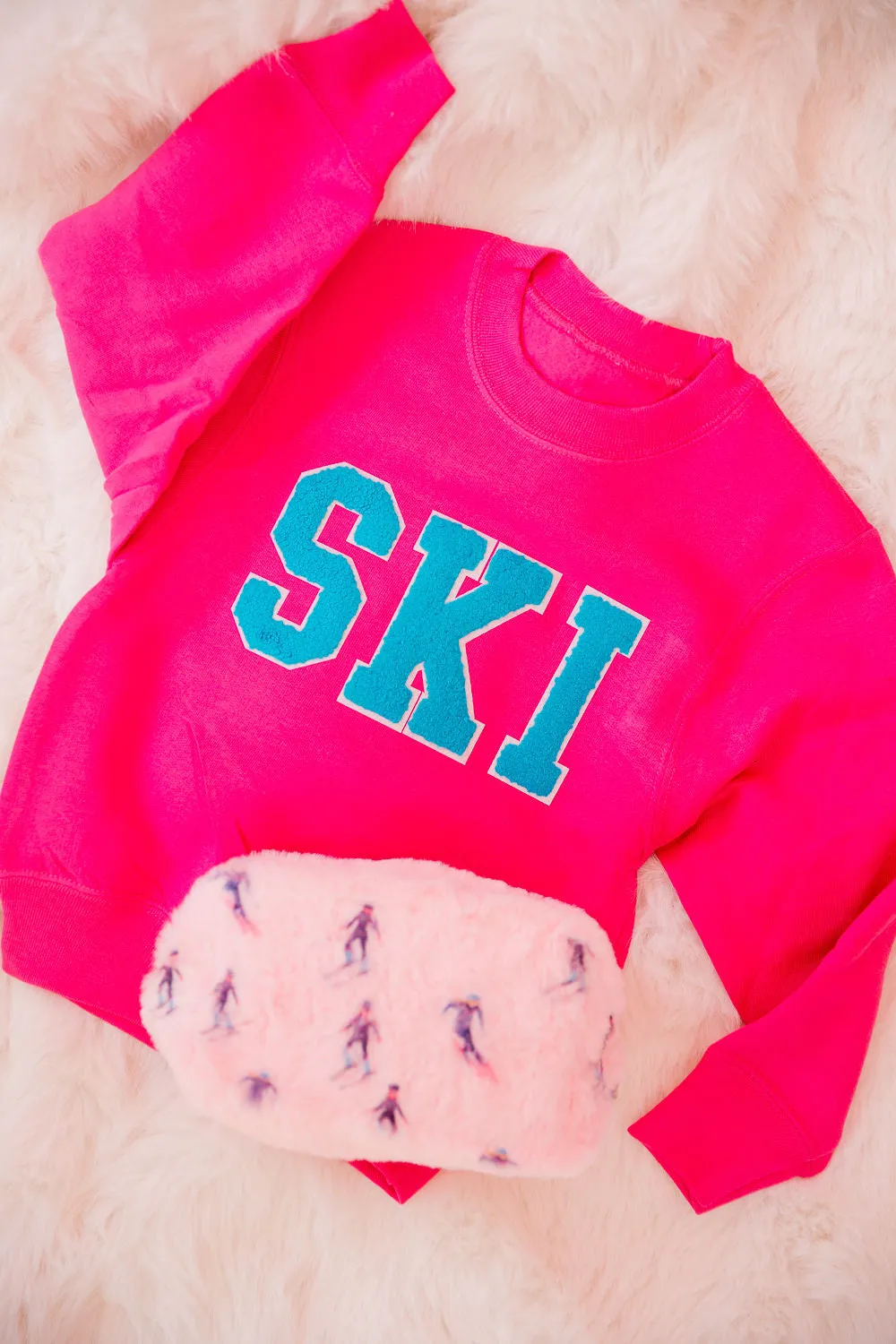 MINI KIDS SKI PINK PULLOVER