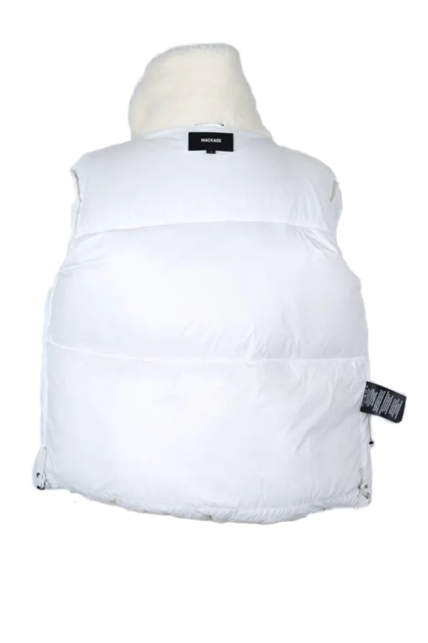 Miya Down Filled Puffer Jacket W/ Sherpa Trim