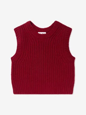 Molo Girls Wool Knitted Vest