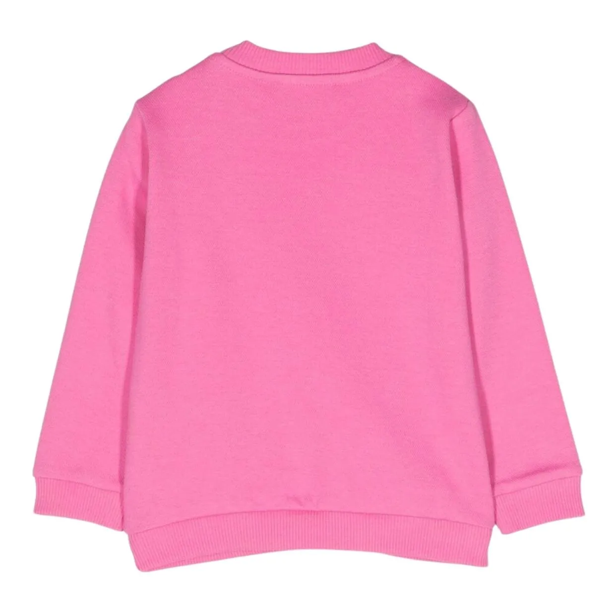 Moschino Baby Drawn Teddy Bear Pink Sweatshirt