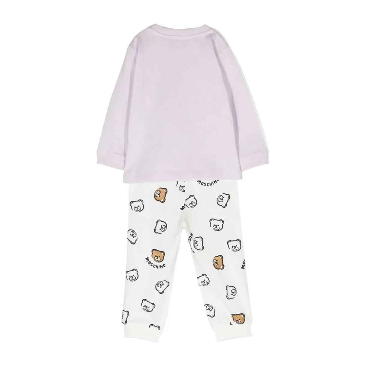 Moschino Baby Lilac Teddy Bear Set