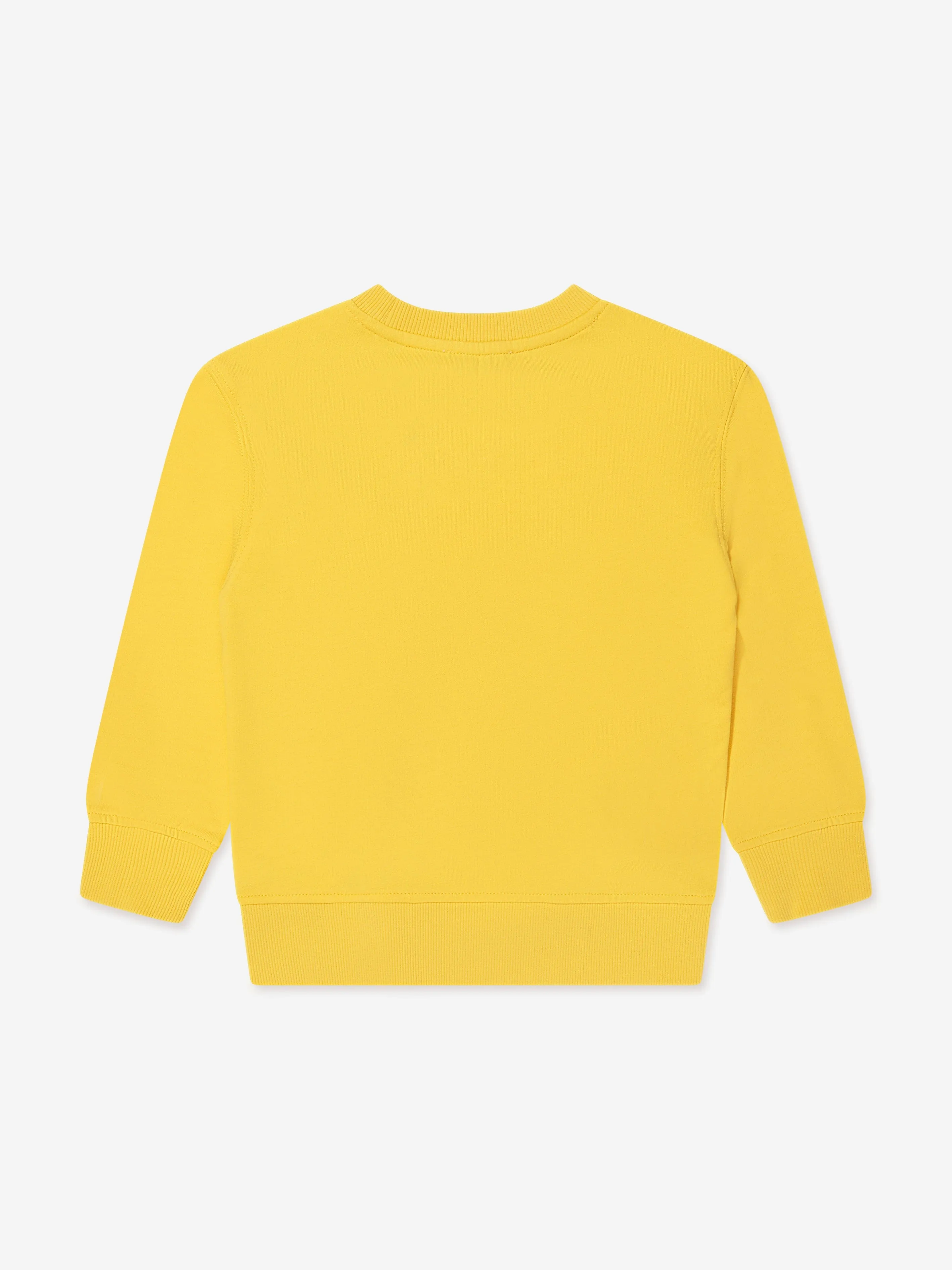 Moschino Kids Teddy Bear Sweatshirt in Yellow