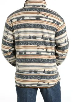 MWK1514022-Cinch Men's Hunting t Fleece- Cream