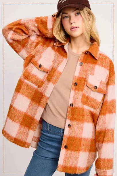 Nellie Plaid Pattern Jacket