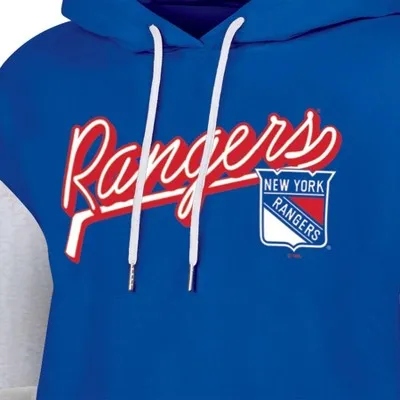 New - NHL New York Rangers Women's Fleece Hooded Sweatshirt - S