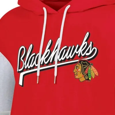 NHL Chicago Blackhawks Women's Fleece Hooded Sweatshirt - S