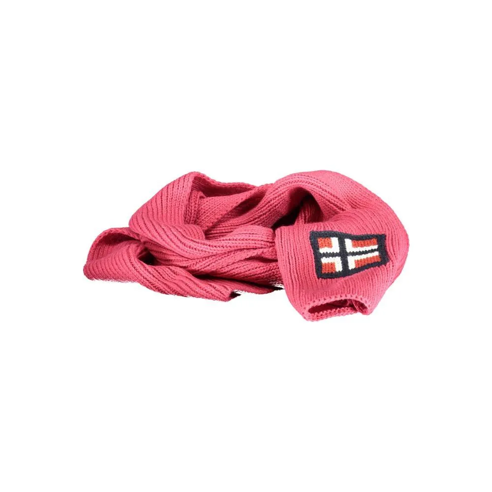 Norway 1963 Pink Acrylic Scarf