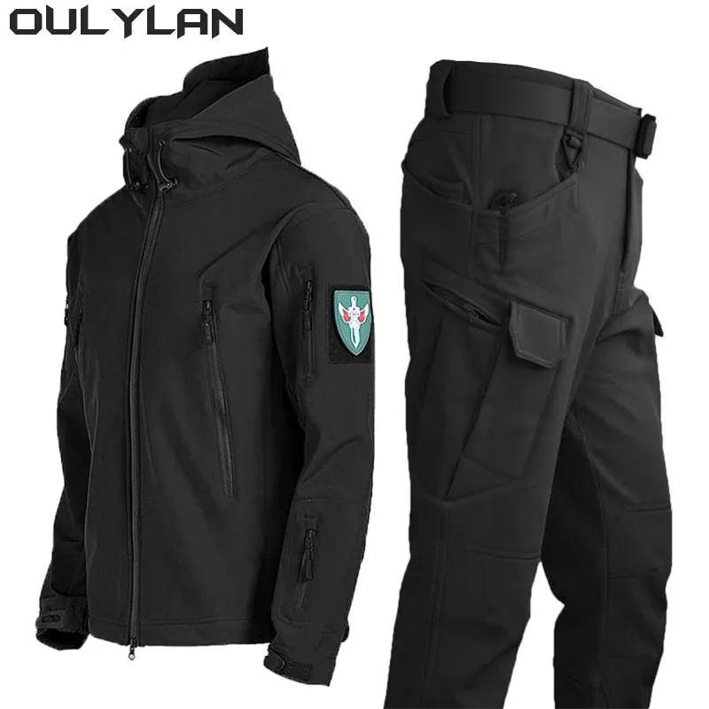 Oulylan Army SoftShell Tactical Waterproof Jacket - Outdoor Adventure Gear