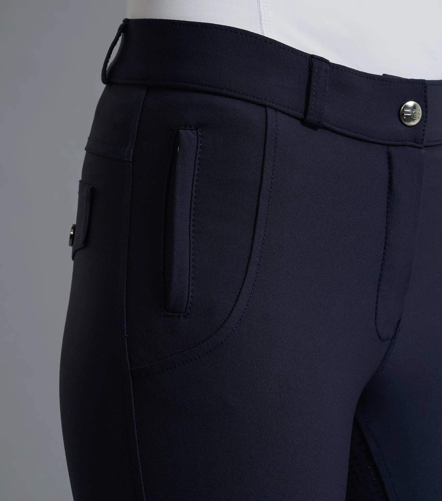 Pandora Ladies Full Seat Gel Riding Breeches Navy