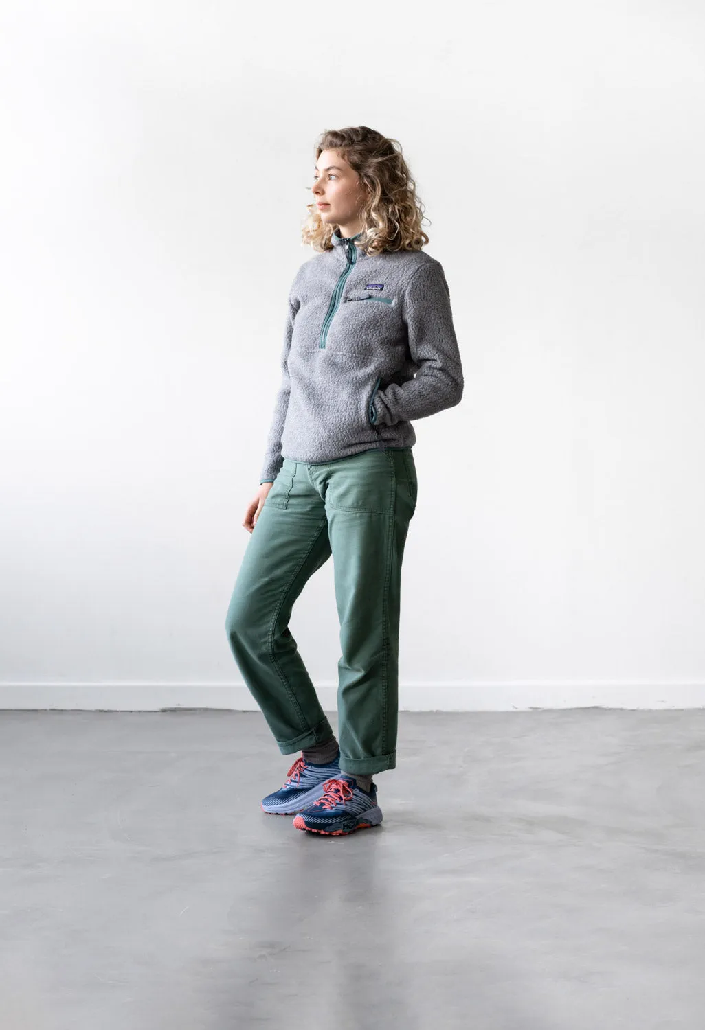 Patagonia Retro Pile Marsupial Women's Fleece Jacket - Grey