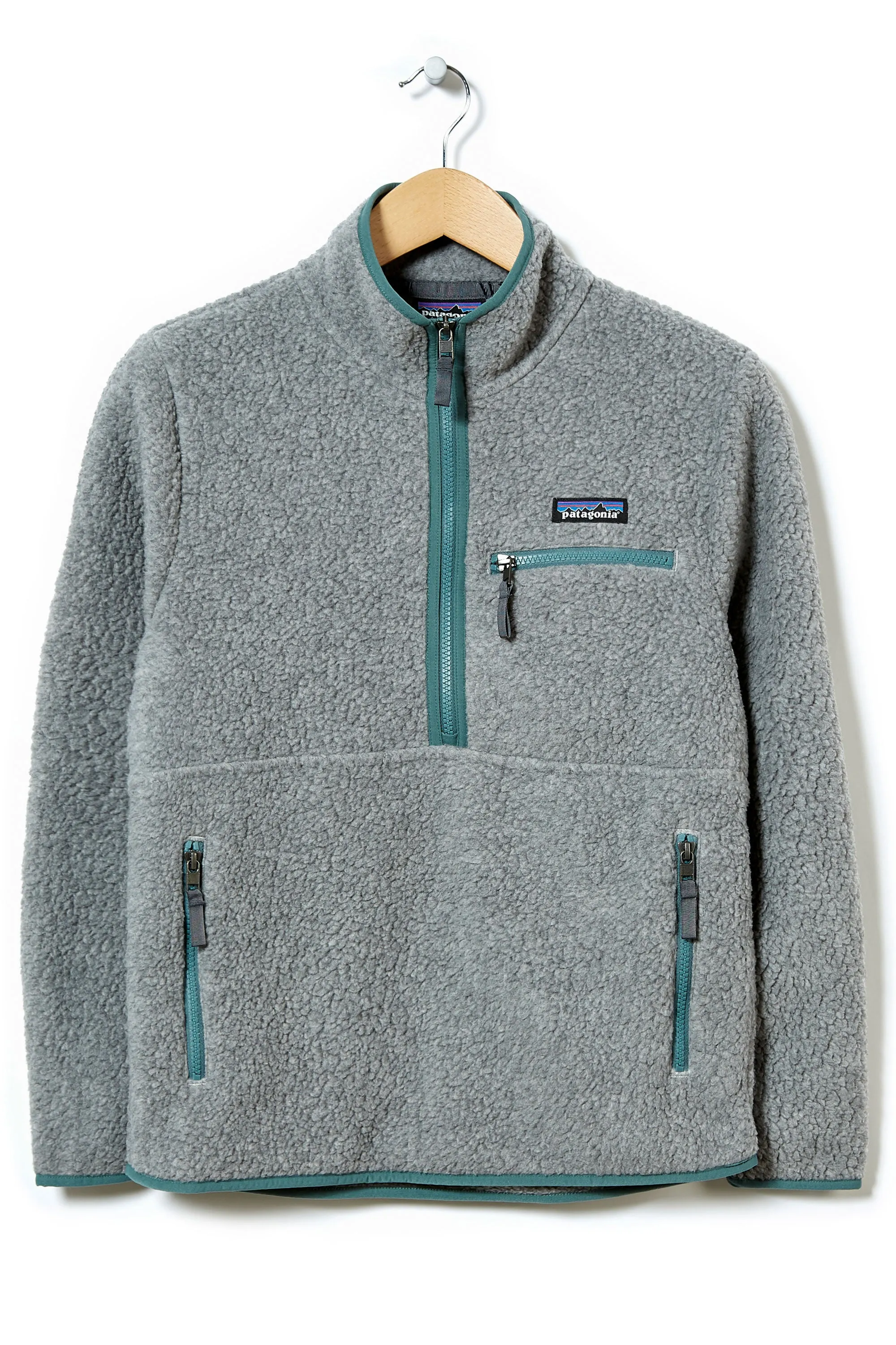 Patagonia Retro Pile Marsupial Women's Fleece Jacket - Grey