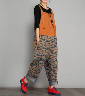 Patchwork Denim Casual Spring Denim Overall Women JumpsuitsQY 10