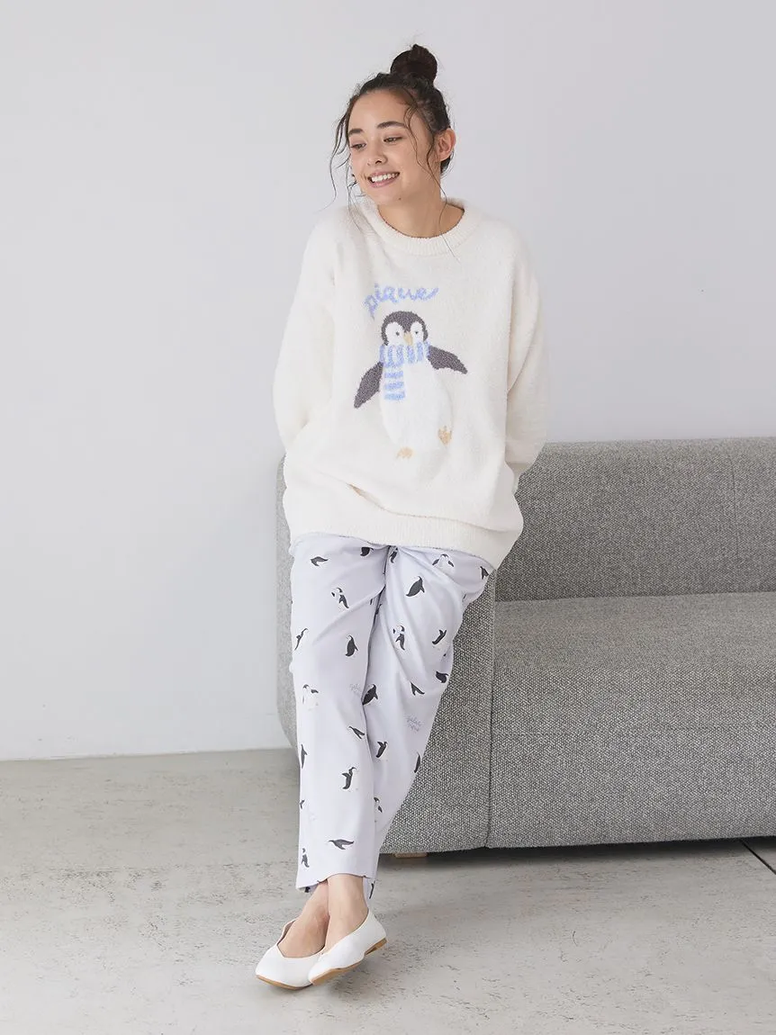 Penguin Jacquard Pullover Sweater