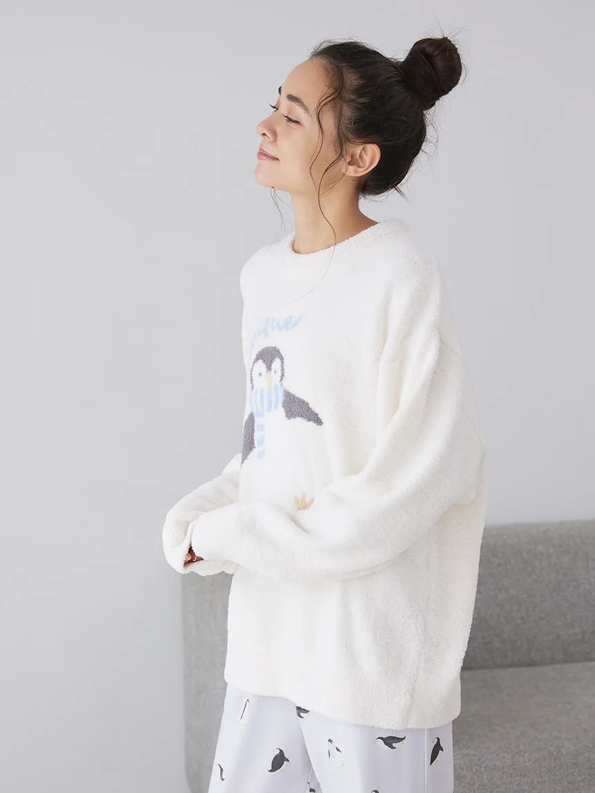 Penguin Jacquard Pullover Sweater