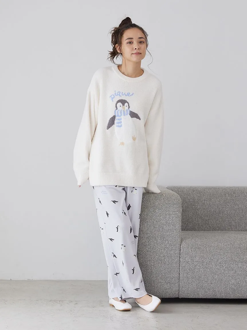 Penguin Jacquard Pullover Sweater