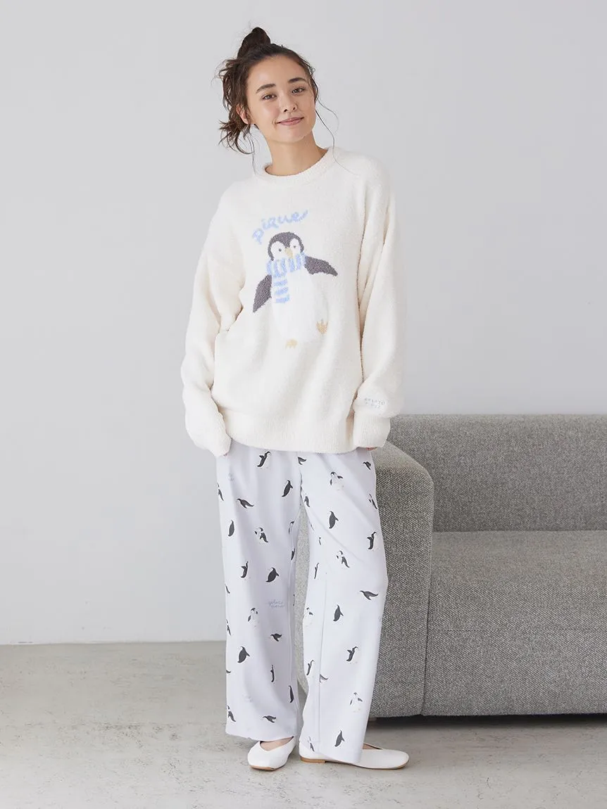 Penguin Jacquard Pullover Sweater