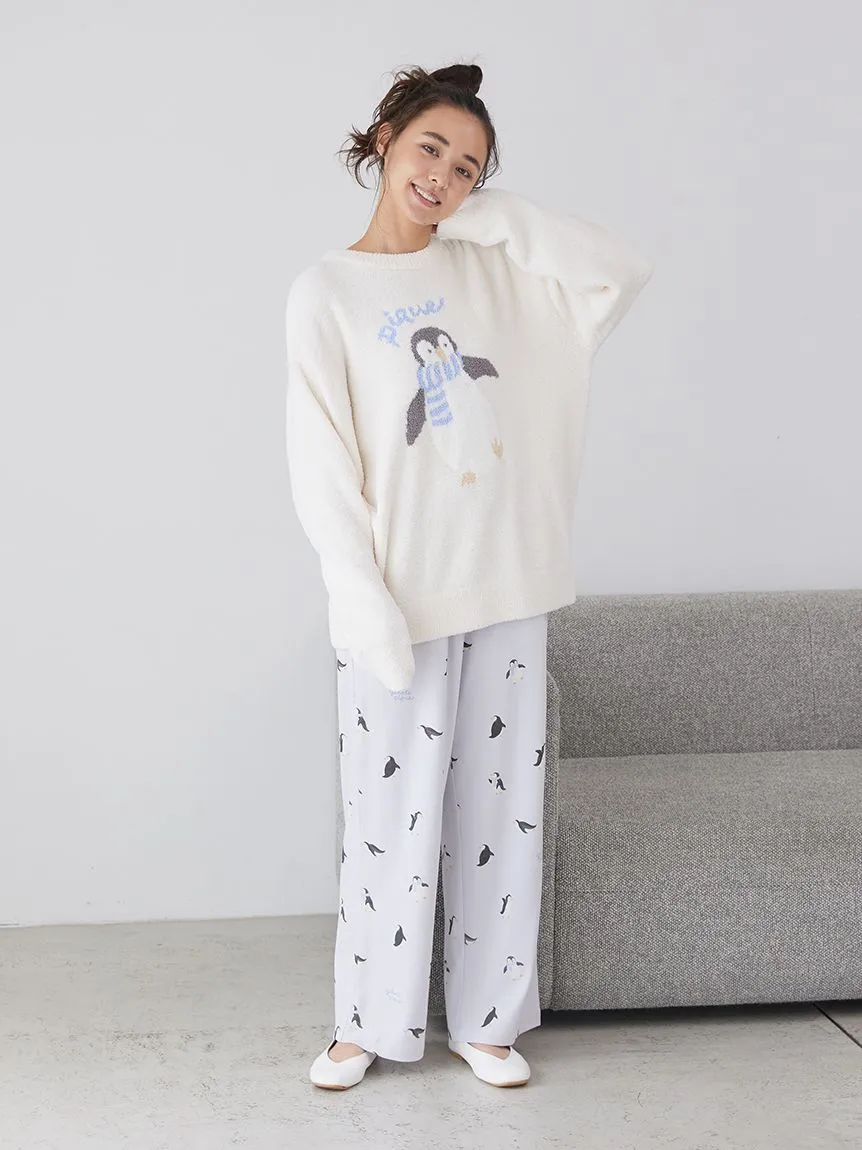 Penguin Jacquard Pullover Sweater