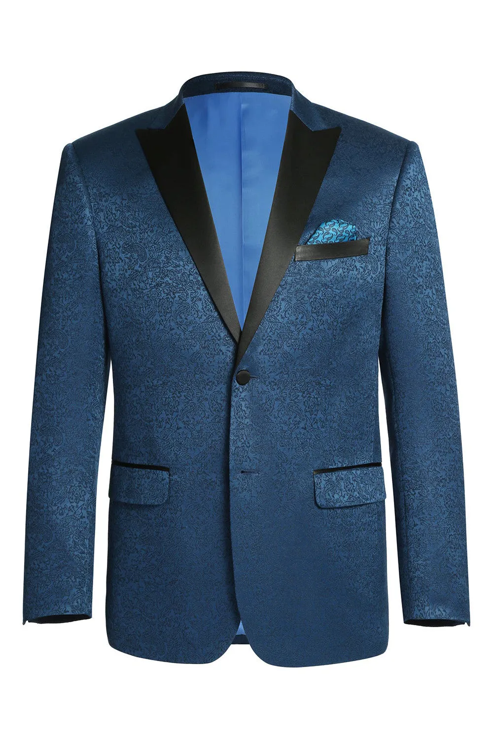 "Hugo" Blue Tuxedo Jacket (Separates)