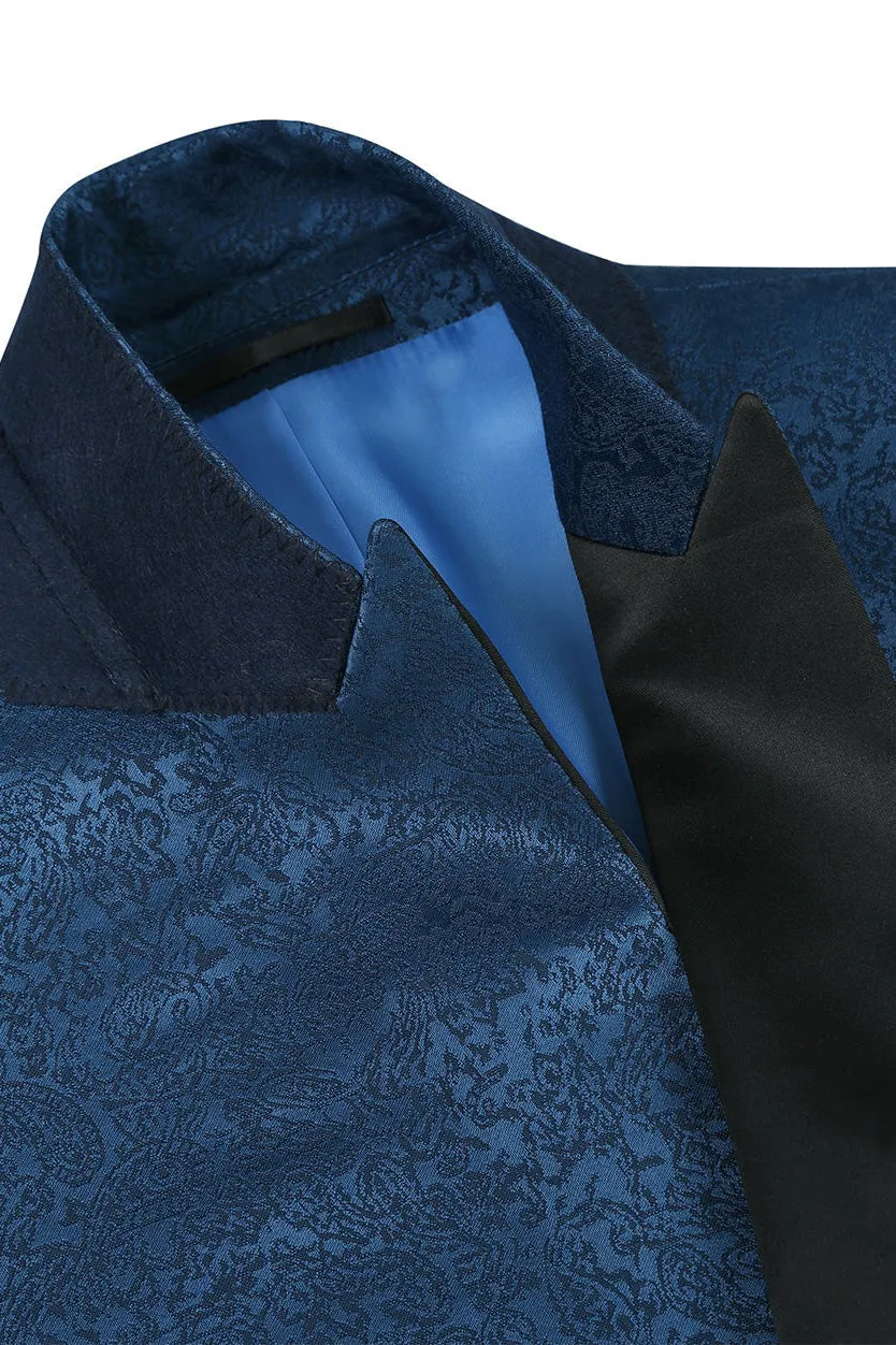 "Hugo" Blue Tuxedo Jacket (Separates)