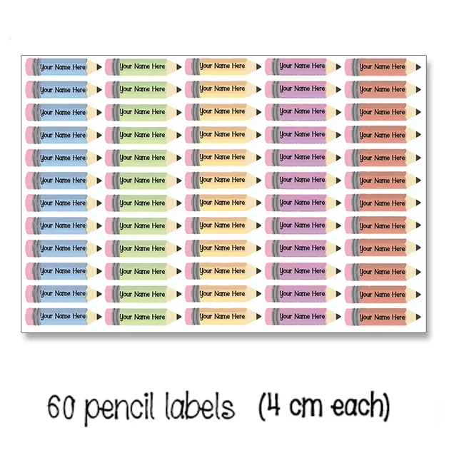 ""Tatty Teddy" School labels packs