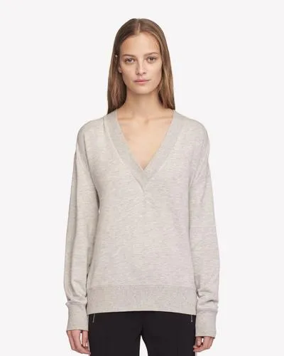 Rag & Bone - Flora Pullover in Heather Grey