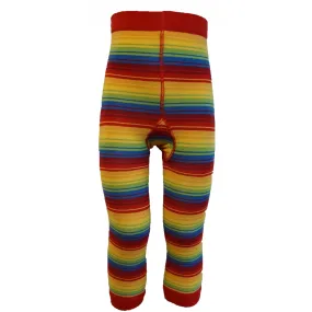 Rainbow Stripe Footless Tights / Leggings