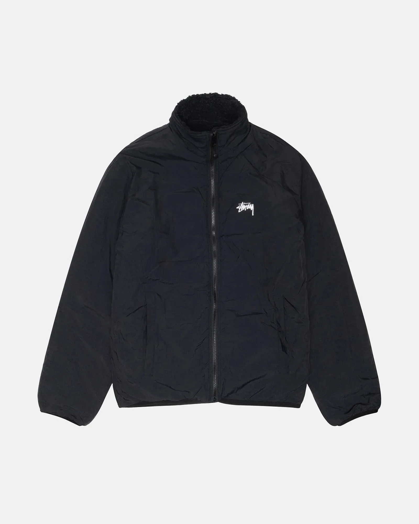 SHERPA REVERSIBLE JACKET / STUSSY / BLACK