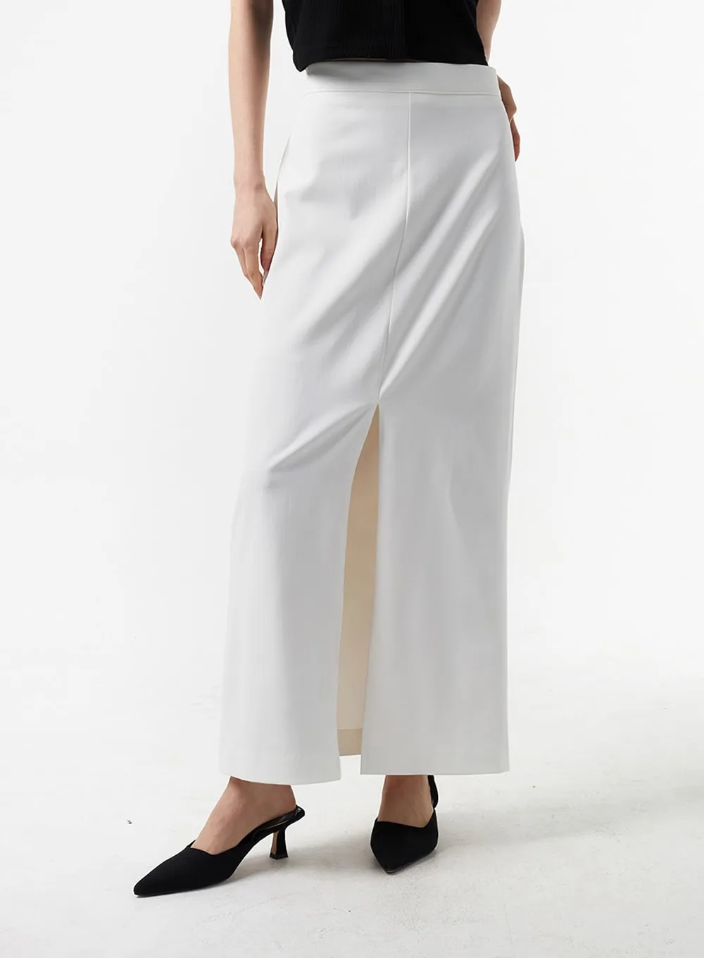 Slit Maxi Skirt IA325