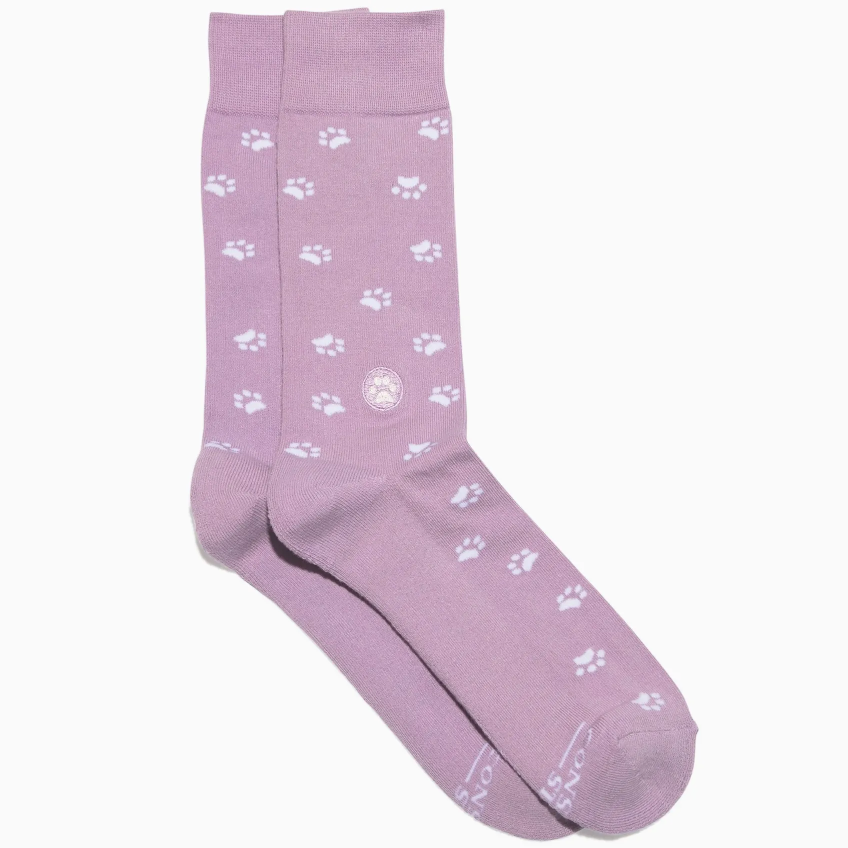 Socks That Save Dogs - Purple Paw Prints