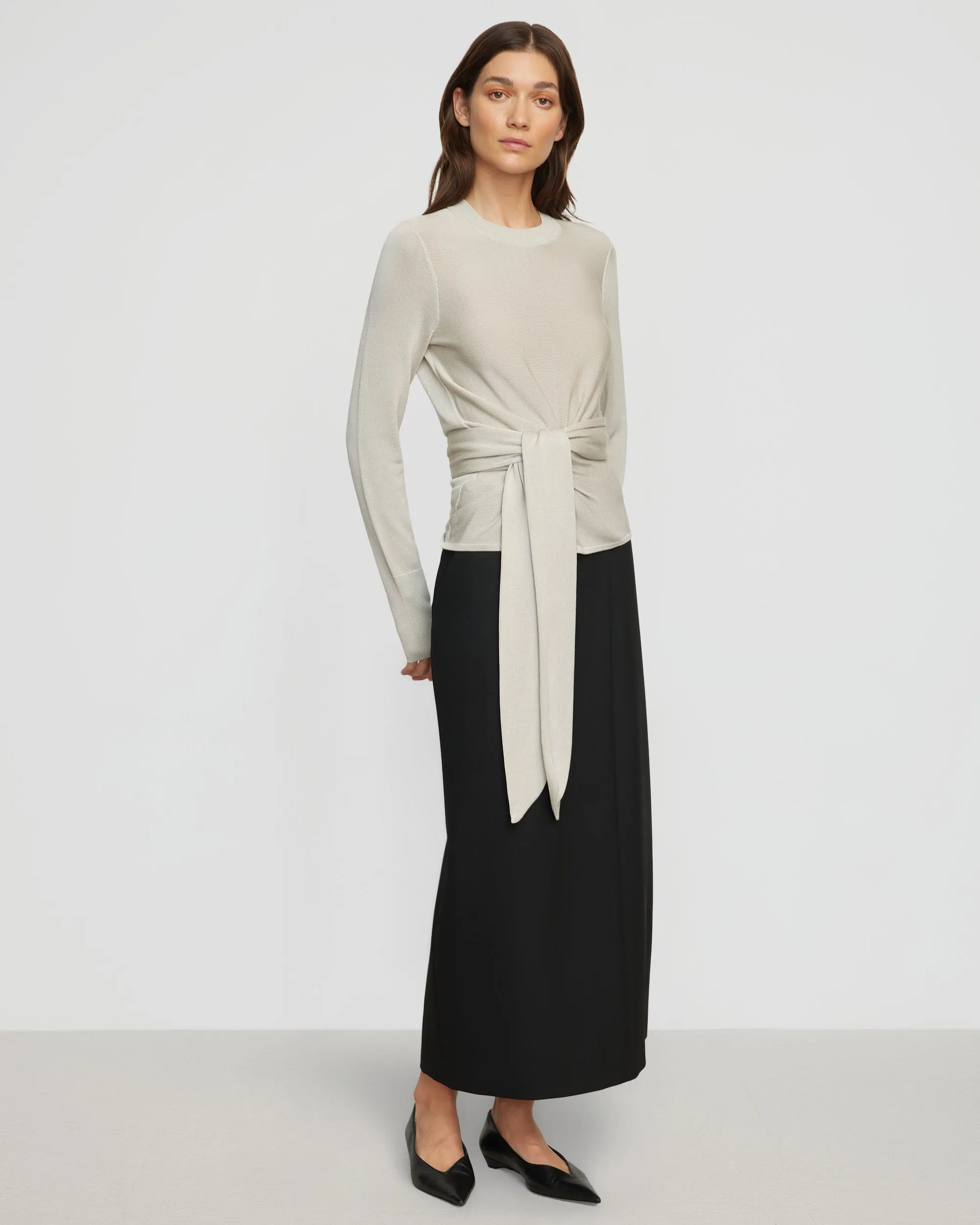 Spencer Wrap Maxi Skirt