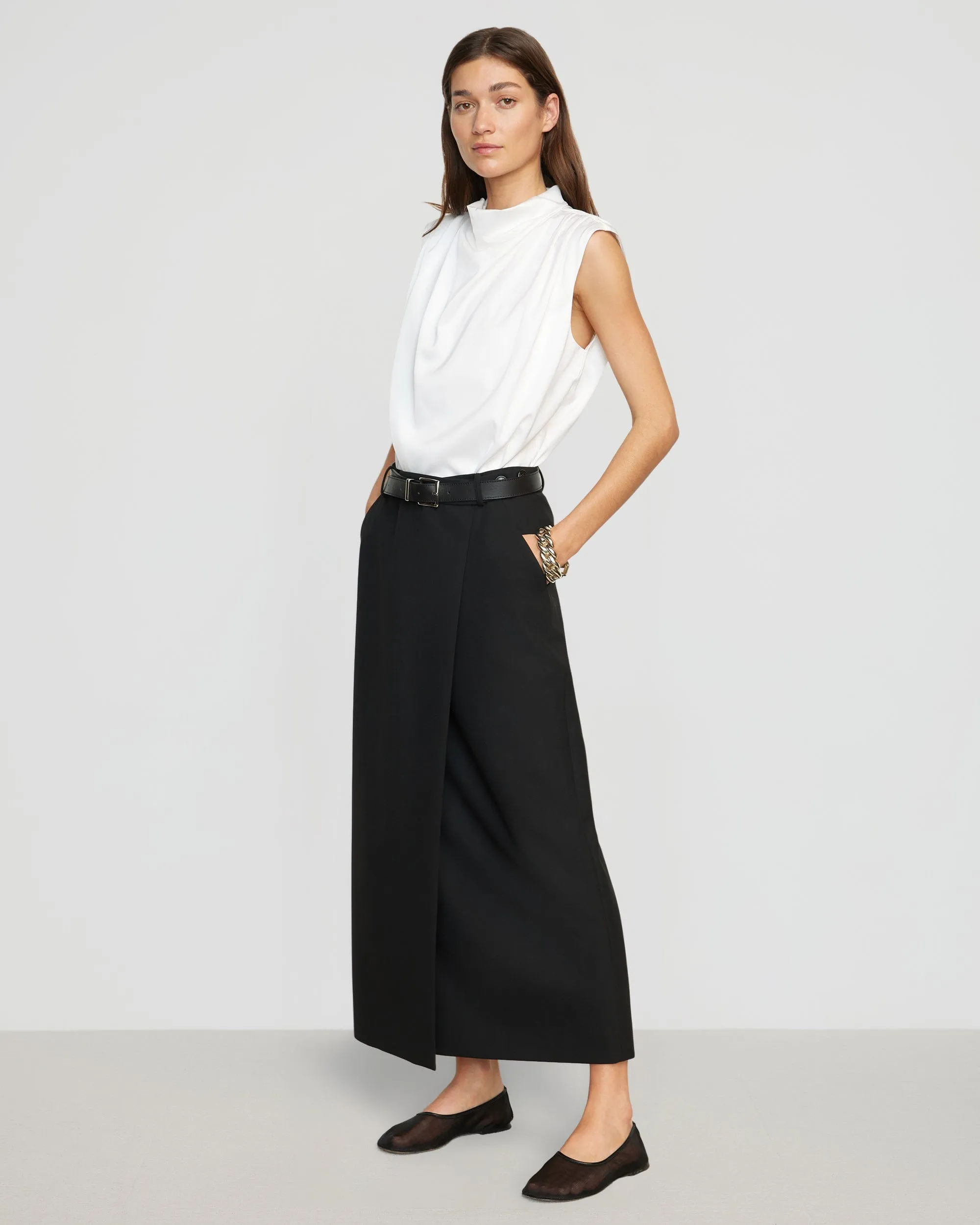 Spencer Wrap Maxi Skirt