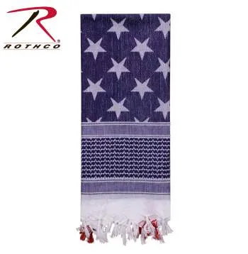 Stars and Stripes US Flag Shemagh Tactical Desert Keffiyeh Scarf