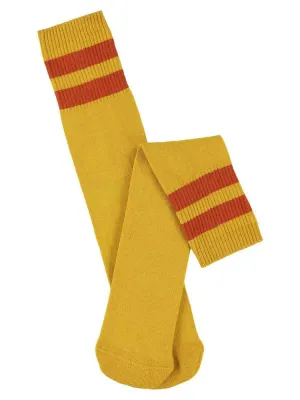 Stripe Tube Socks - Mustard & Orange