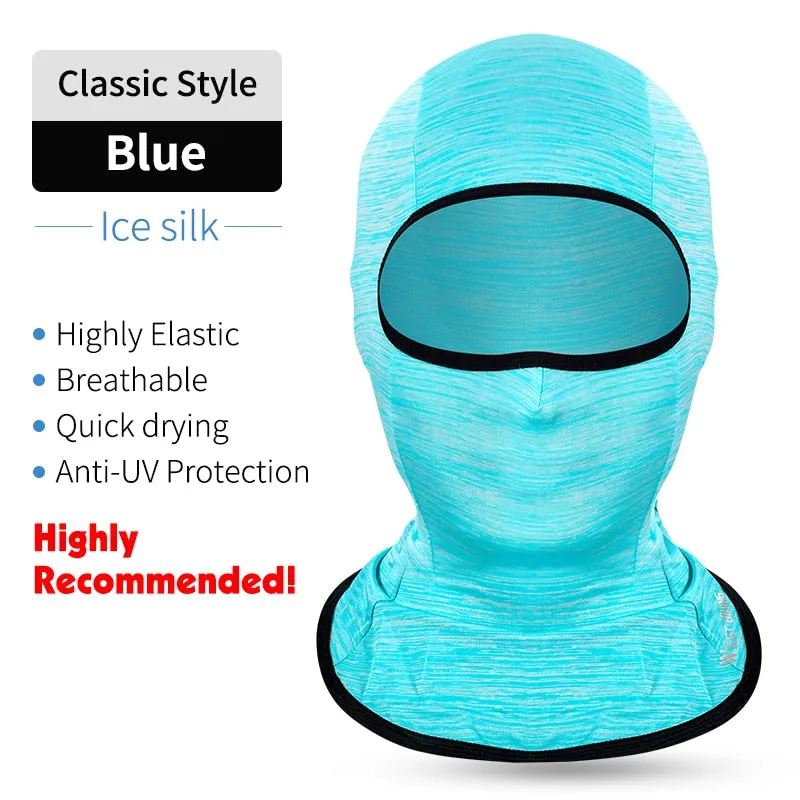 Summer Cycling Caps Anti-UV Sport Headgear MTB Bike Motorcycle Helmet Liner Fishing Training Balaclava Bicycle Hat