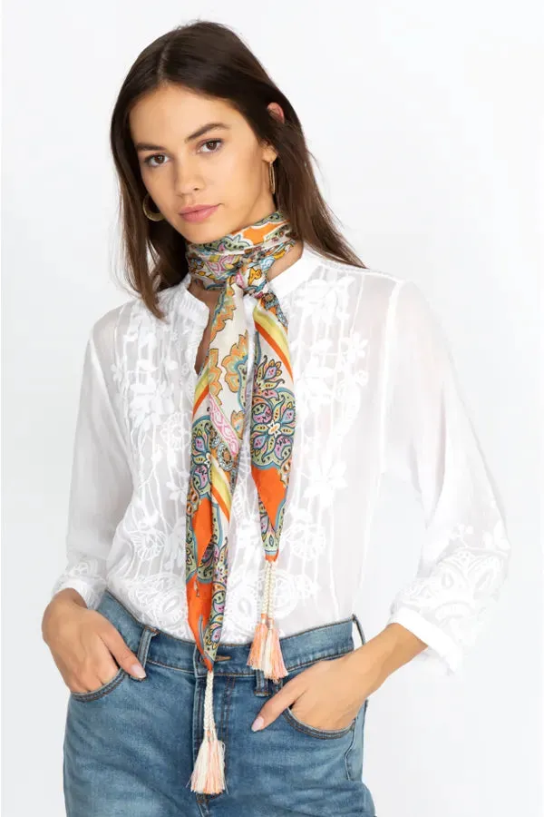 Summer Paisley Scarf