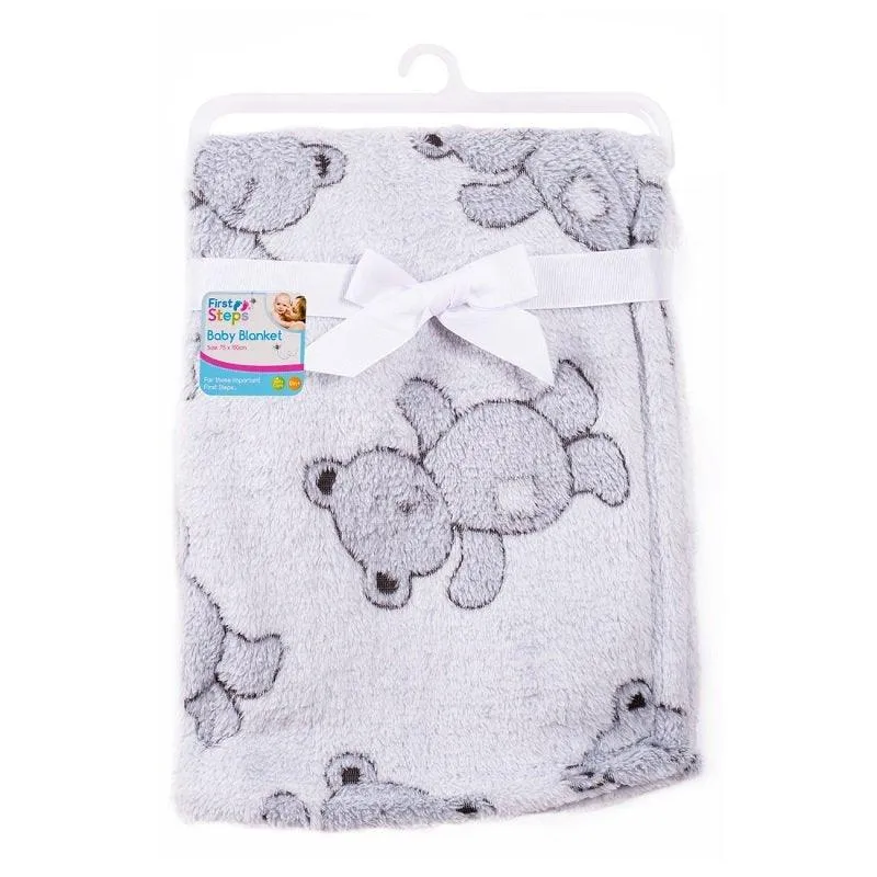 SUPERSOFT TEDDY FLEECE BABY BLANKET