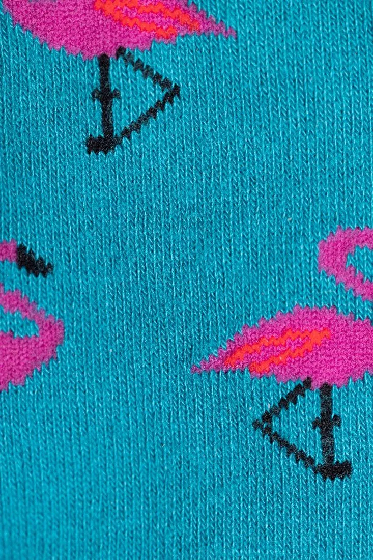 Swole Panda Flamingo Bamboo Socks