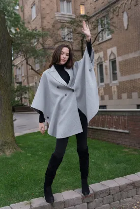 Tailored Cape Neutral Grey