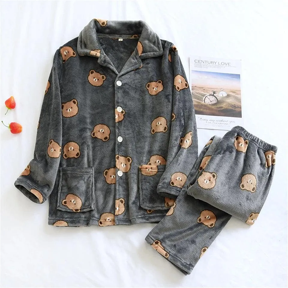 Teddy Fleece Nightsuits