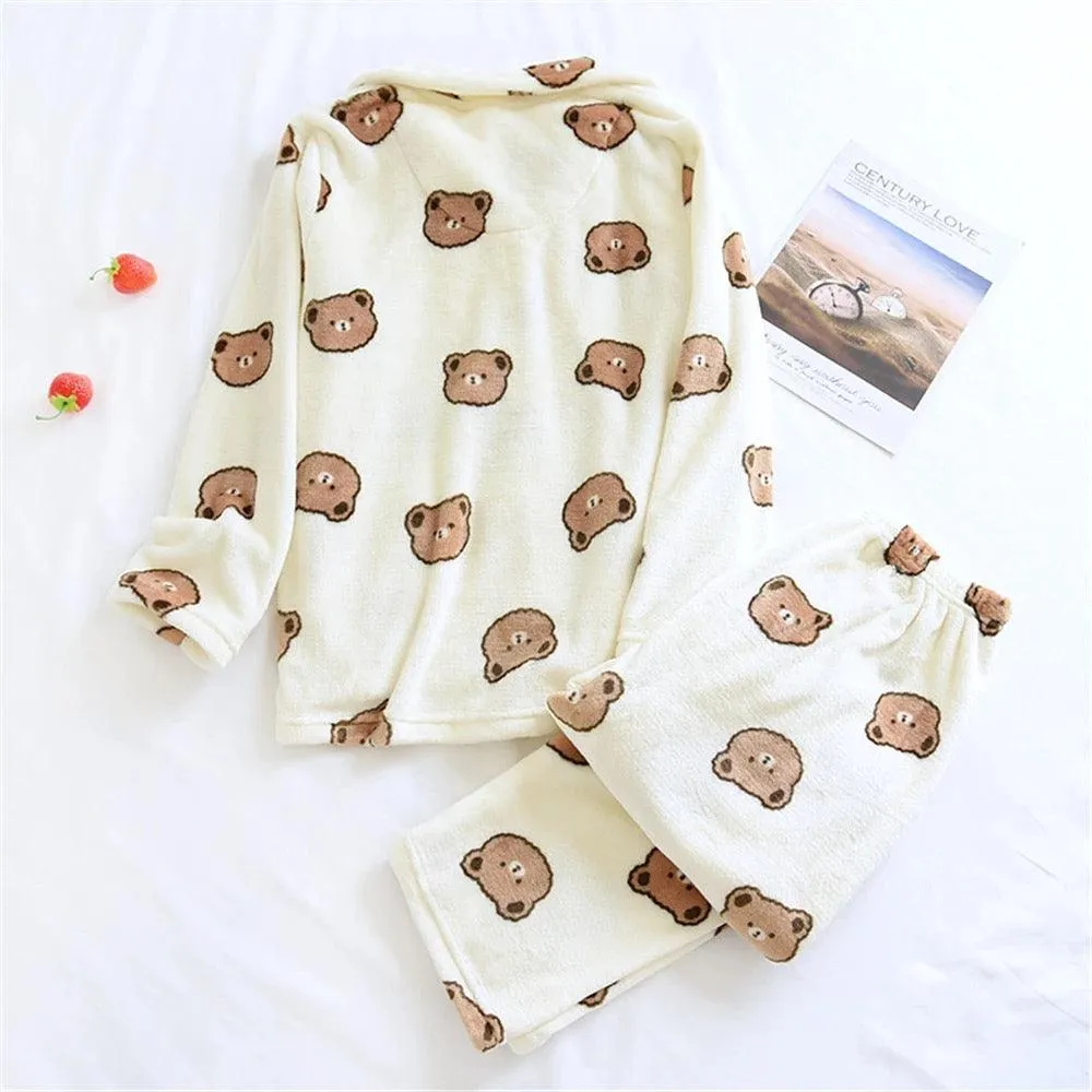 Teddy Fleece Nightsuits