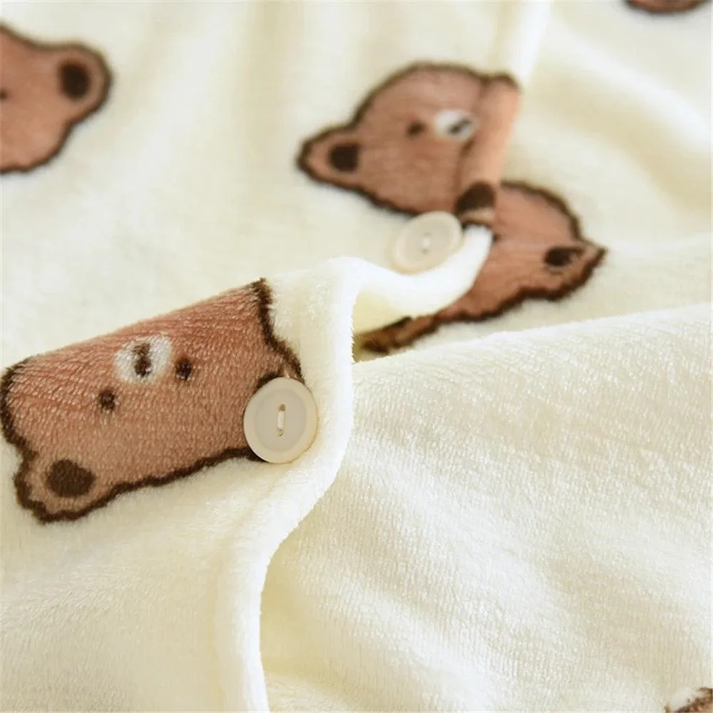 Teddy Fleece Nightsuits